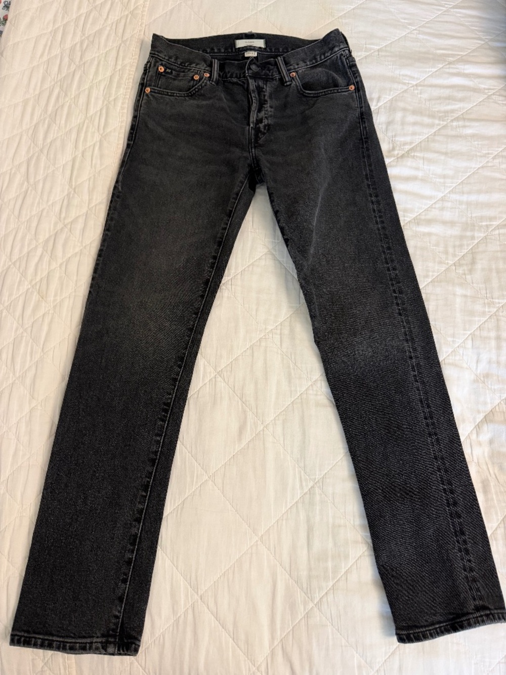 AE77 black classic selvedge jeans size 28x32